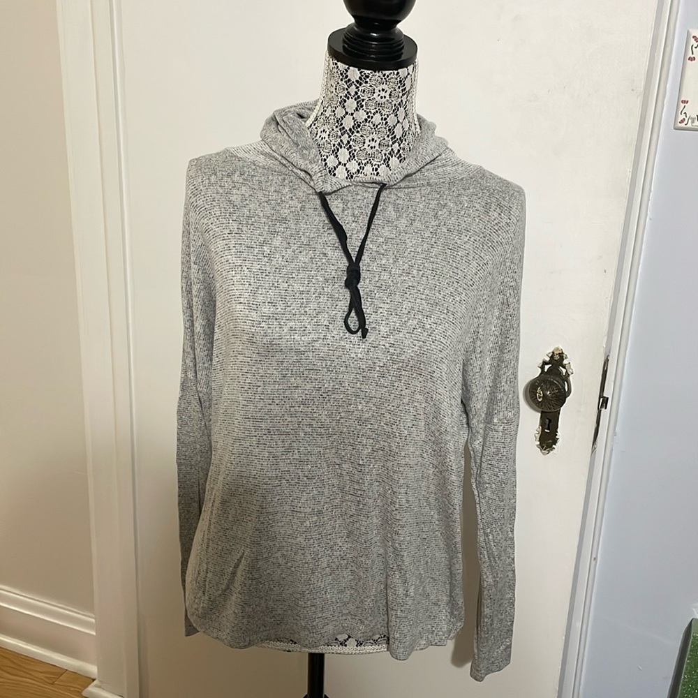 Antistar lightweight soft grey hoodie made in Canada in size Small.